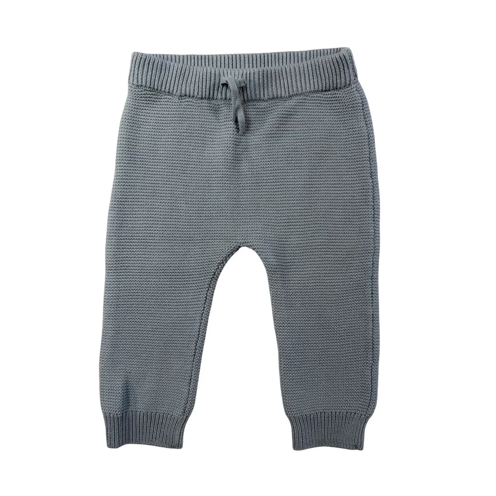 Carters Just One You Baby Blue Knit Sweater Pants Leggings 18M